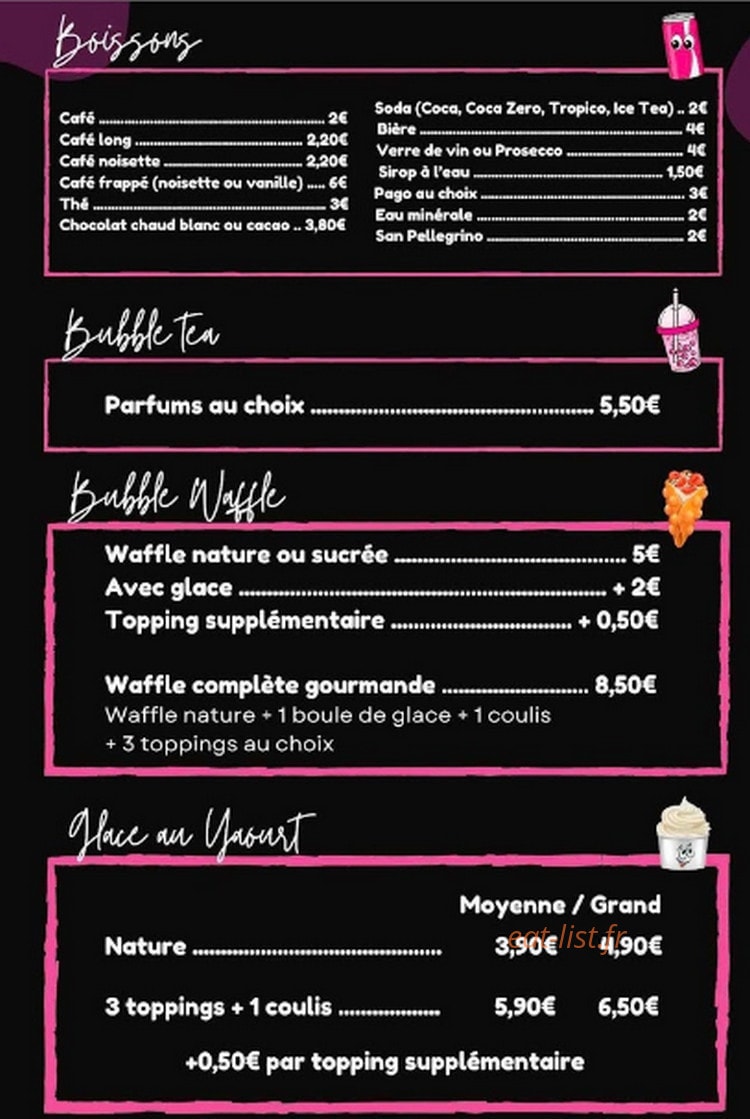Bagel and Chill — carte page 4