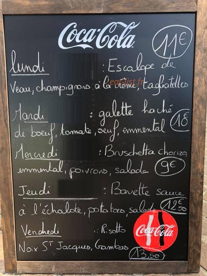 L'Aparté — carte page 1