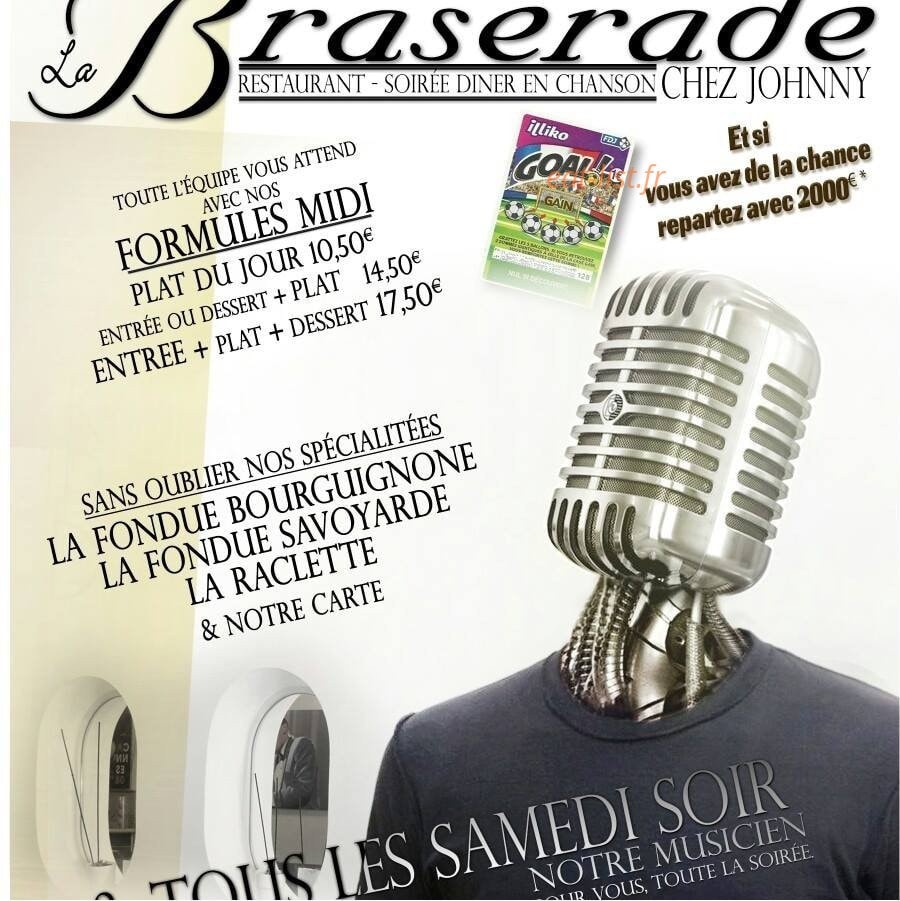 La Braserade — carte page 1