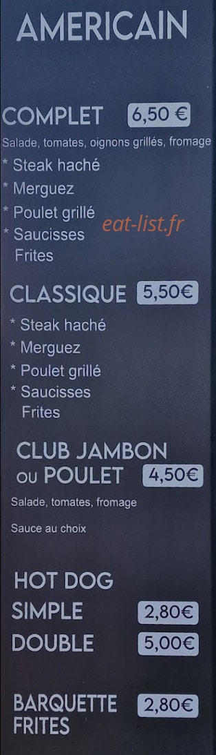 La Cantine — carte page 2