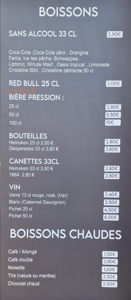 La Cantine — carte page 4