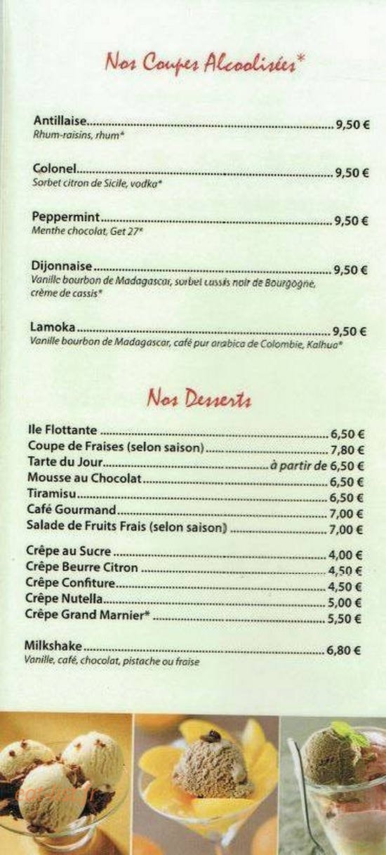La Corderie — carte page 1