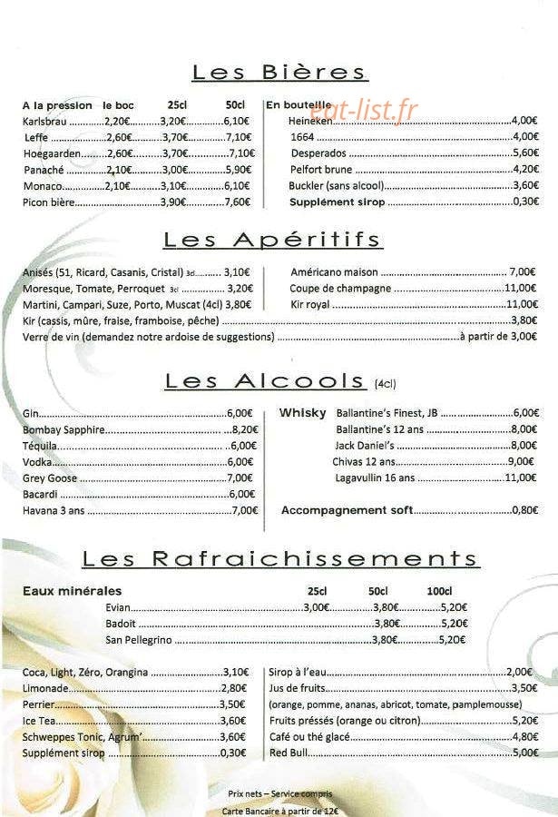 La Corderie — carte page 3