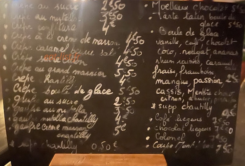 La guinguette de la siagne — carte page 1
