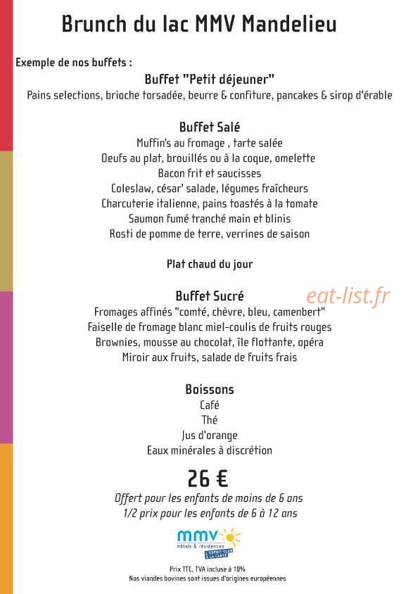La Table du Lac — carte page 5