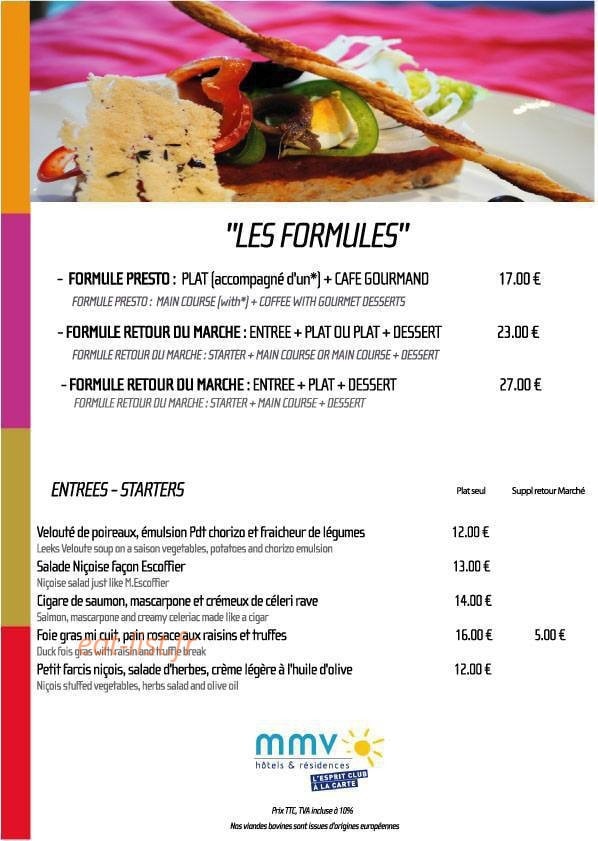 La Table du Lac — carte page 2