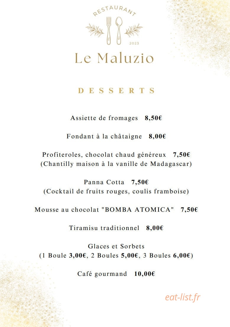 Le Maluzio — carte page 4
