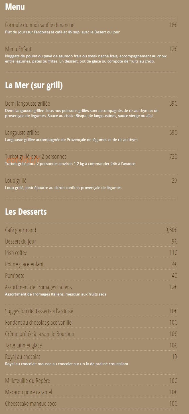 Le Repère — carte page 10
