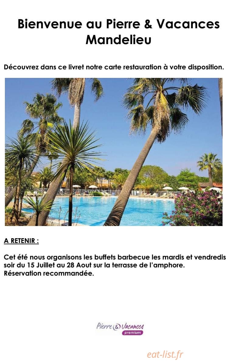 Le Riviera — carte page 1