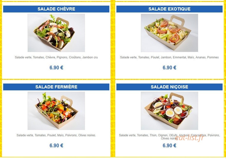 Mister Pizza — carte page 8