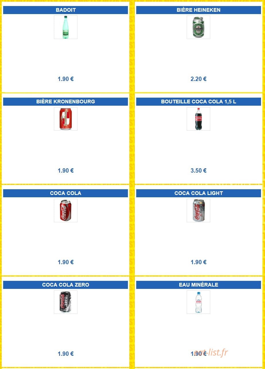 Mister Pizza — carte page 12
