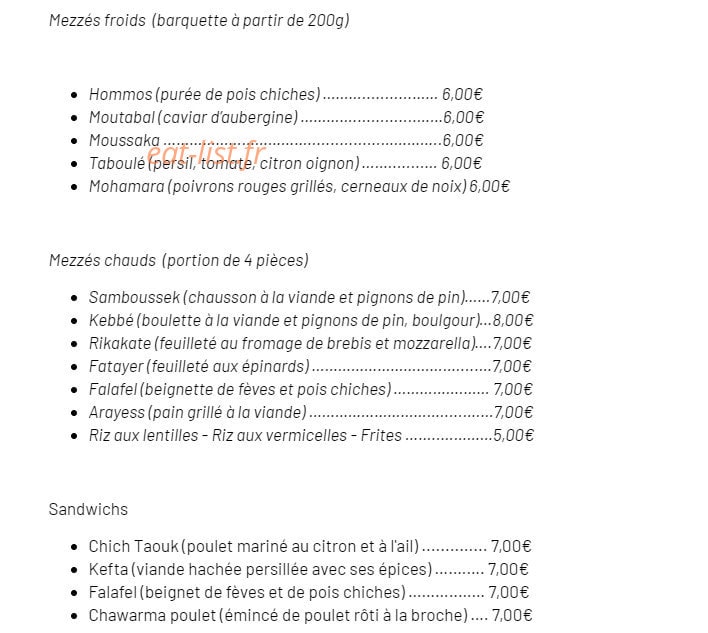 Mont Liban — carte page 1