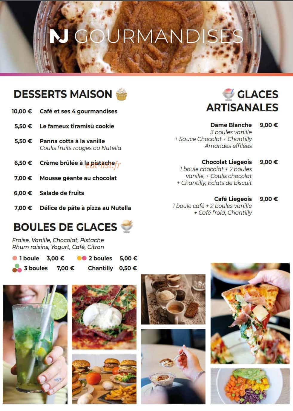 NJ Pizza — carte page 7