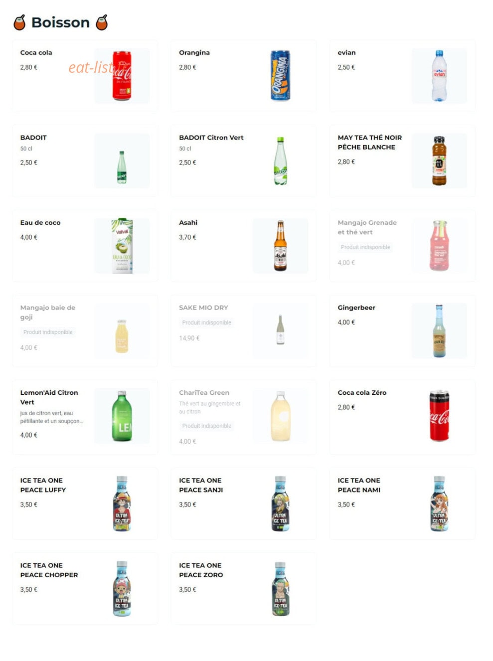 NKI sushi — carte page 7