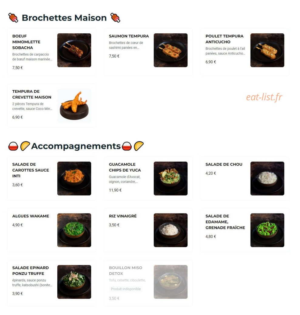 NKI sushi — carte page 5