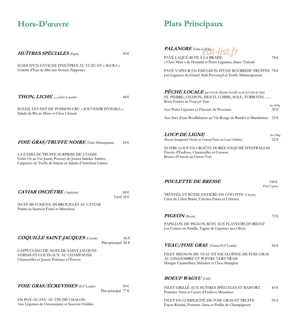 Oasis — carte page 4