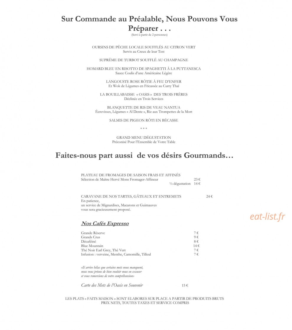 Oasis — carte page 6