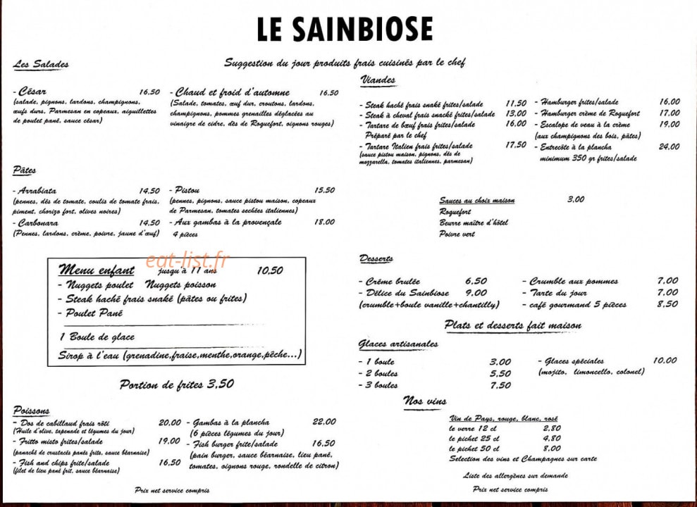 Sainbiose — carte page 1
