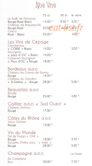 Casa Kemia — carte page 4