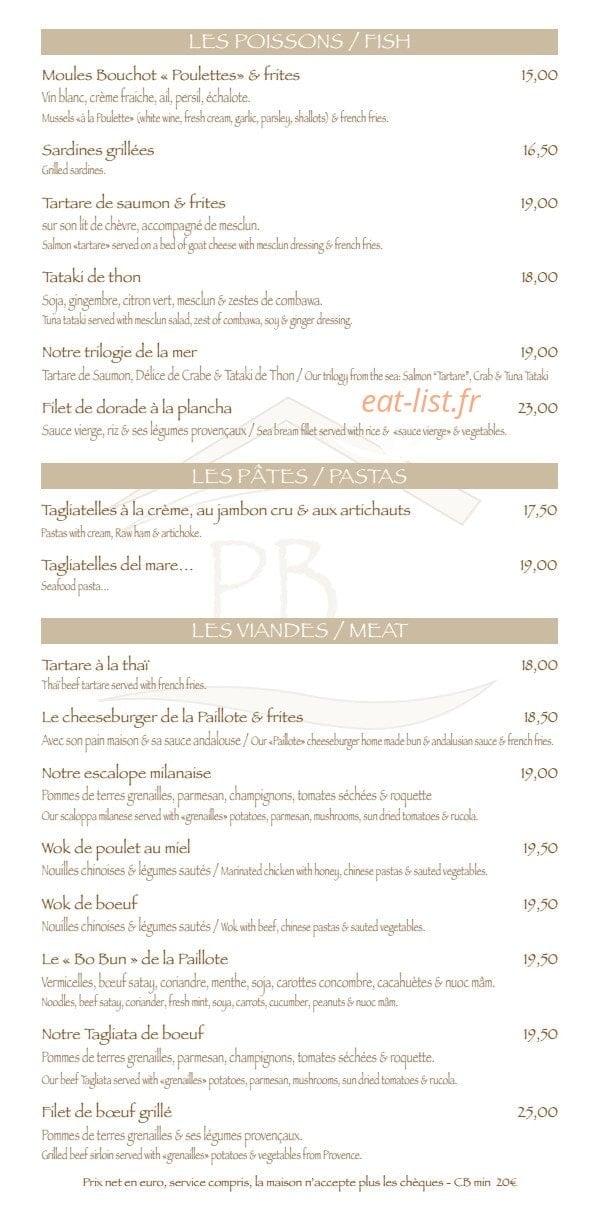 La paillote blanche — carte page 3