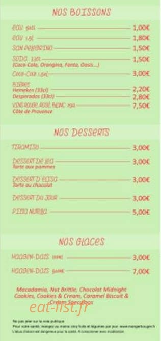 Pizza carmelina — carte page 5
