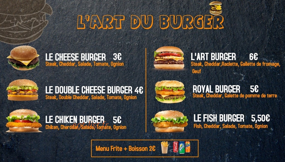 Art Tacos — carte page 1