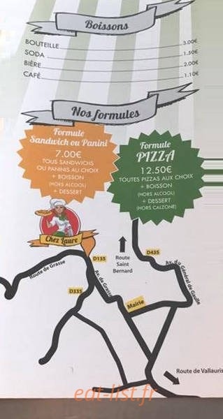 Chez Laure — carte page 6