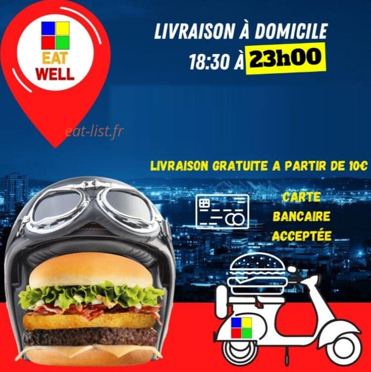 Eat Well — carte page 1