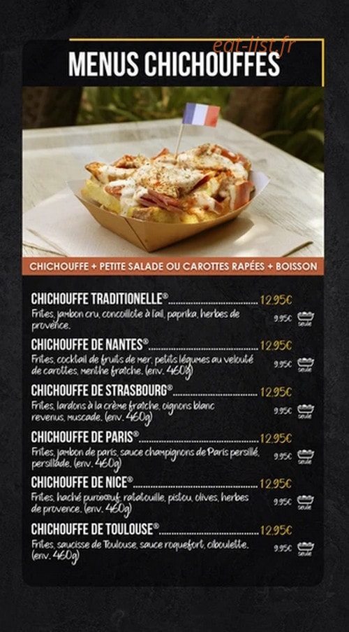 Frites Korner — carte page 2