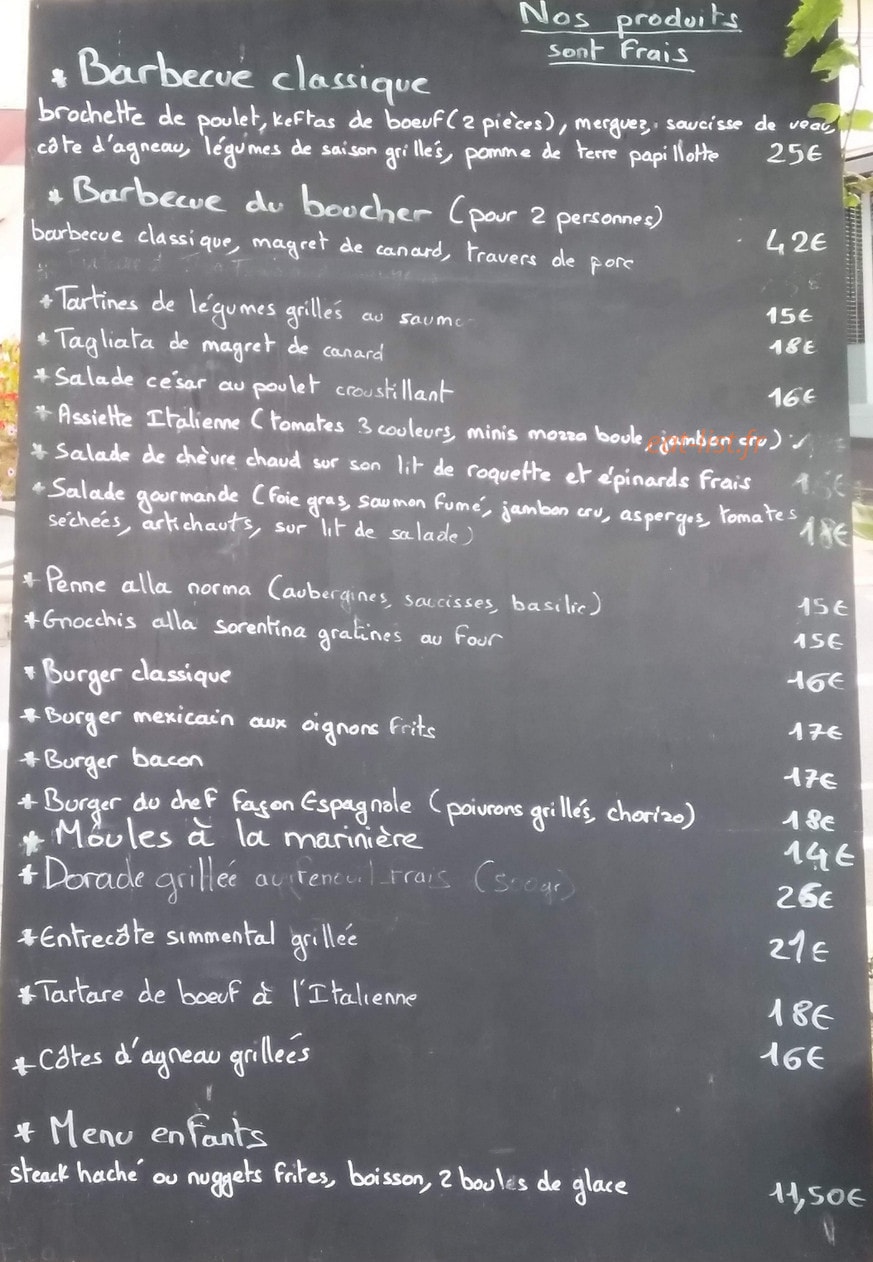 L'escale — carte page 1
