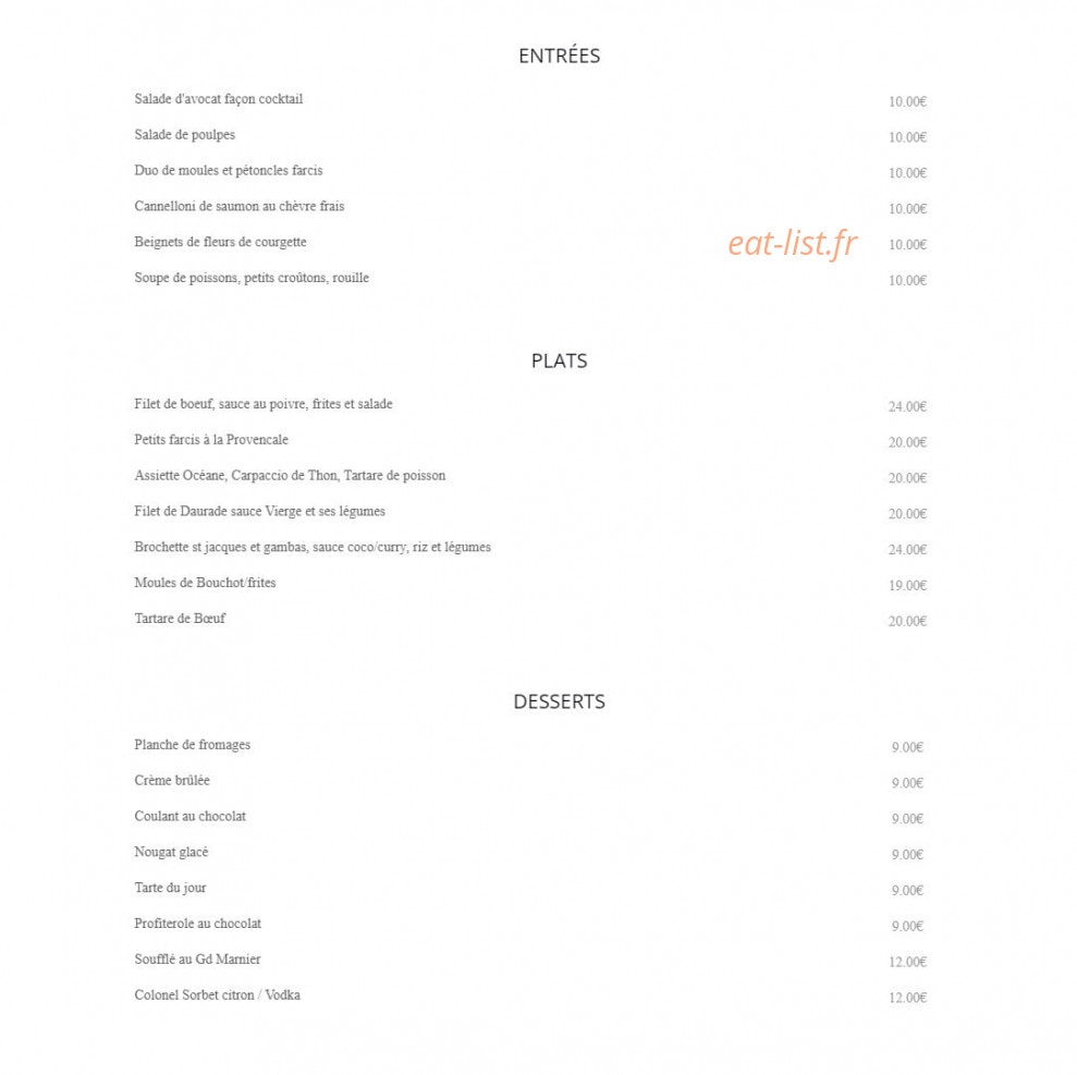 La Casa — carte page 1