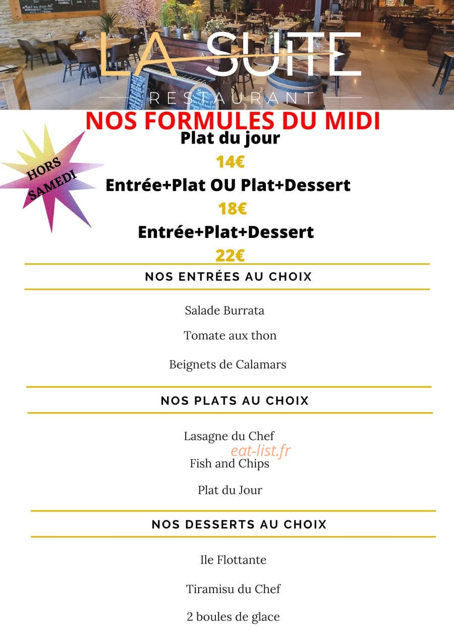La Suite — carte page 1