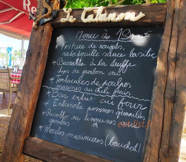 Le Cabanon — carte page 1