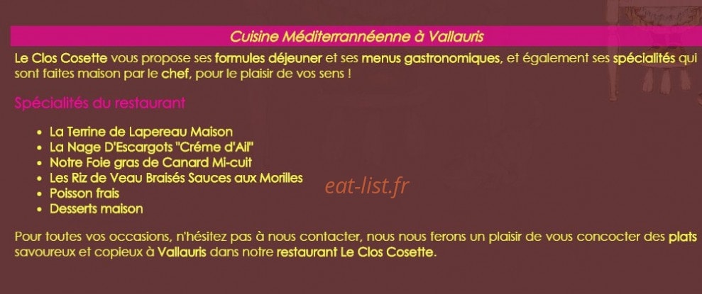 Le Clos Cossette — carte page 4