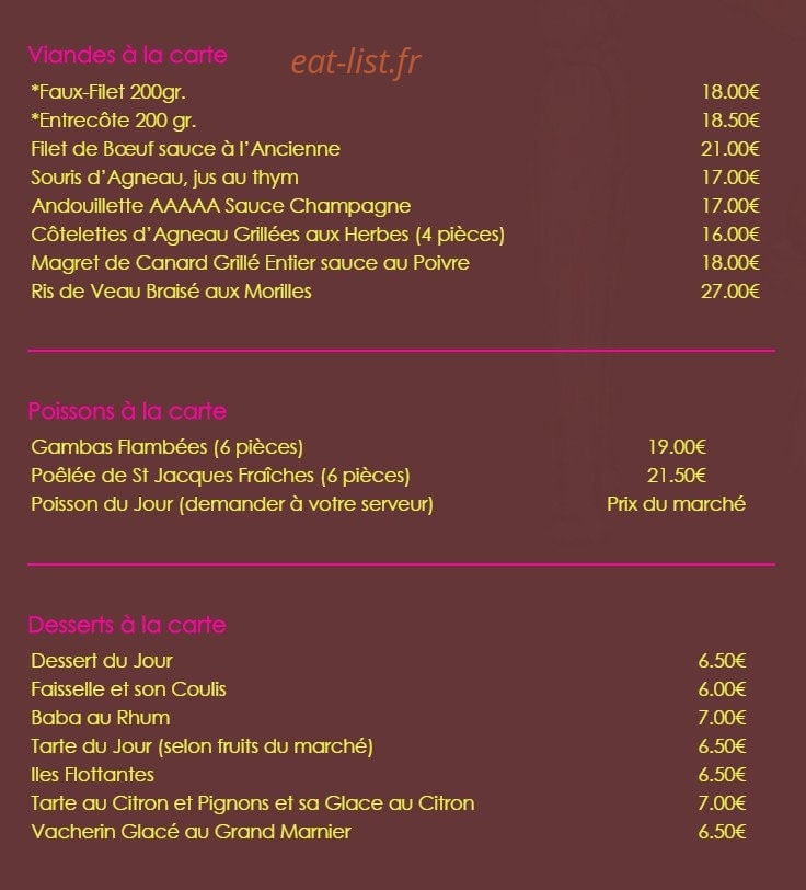 Le Clos Cossette — carte page 2