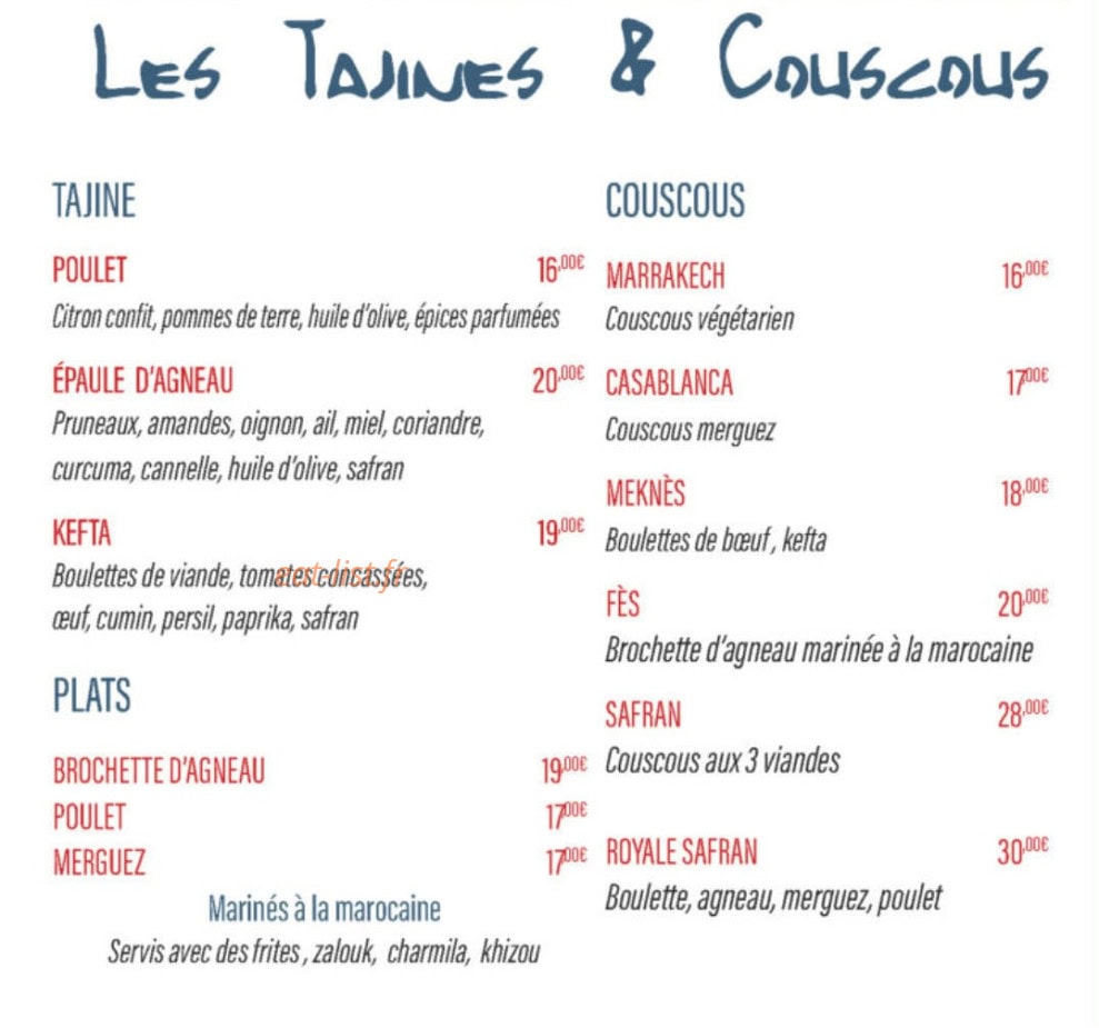 Le safran — carte page 2