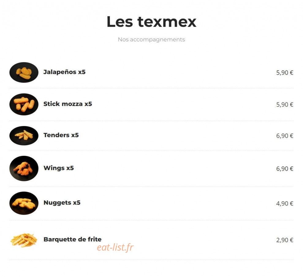 Le tacos de vallauris — carte page 6