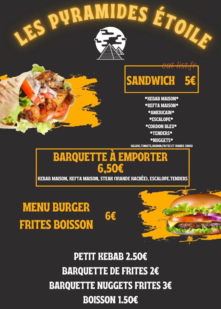 Les Pyramides — carte page 1