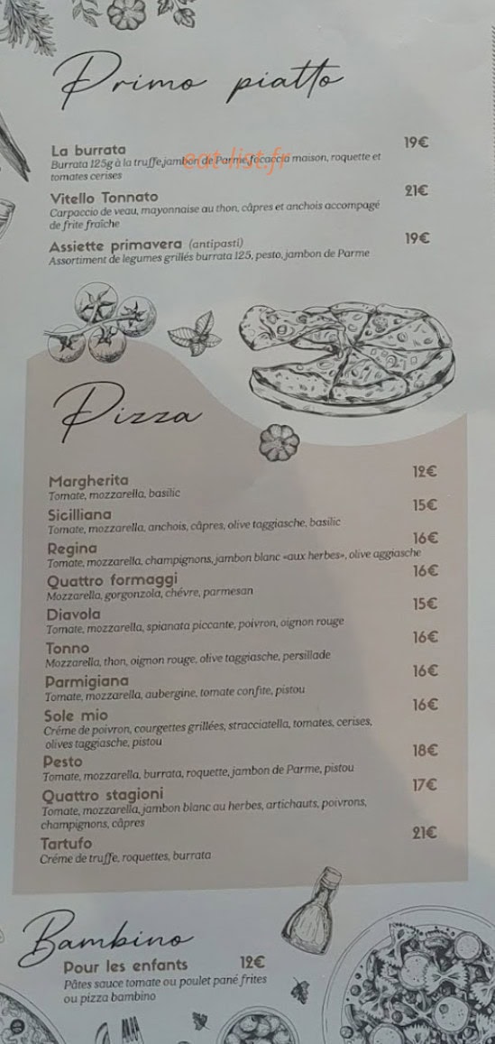 Piazza Caffe — carte page 1