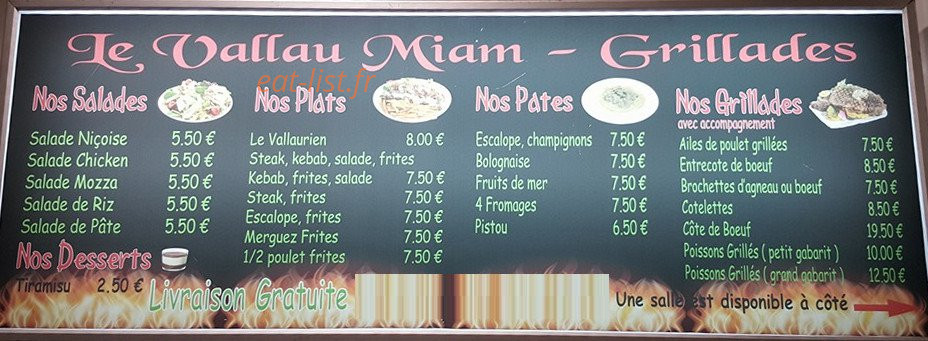 Vallau Miam — carte page 2