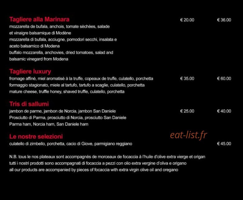 Baccanale — carte page 3