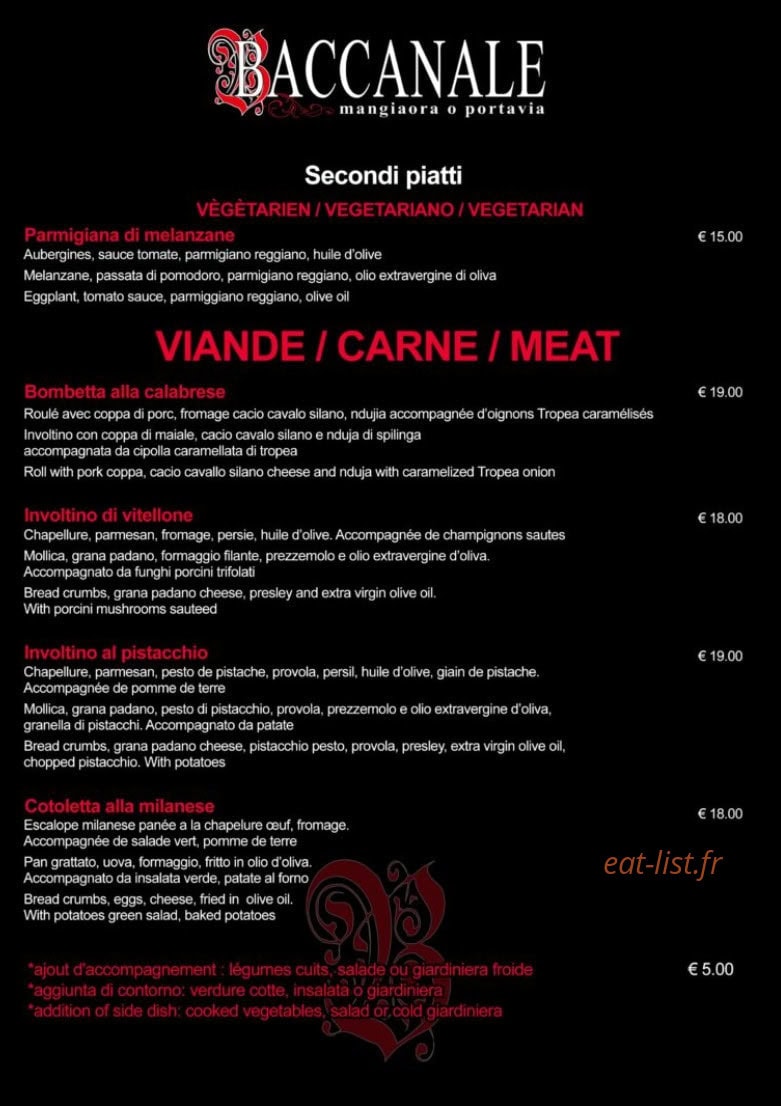 Baccanale — carte page 7