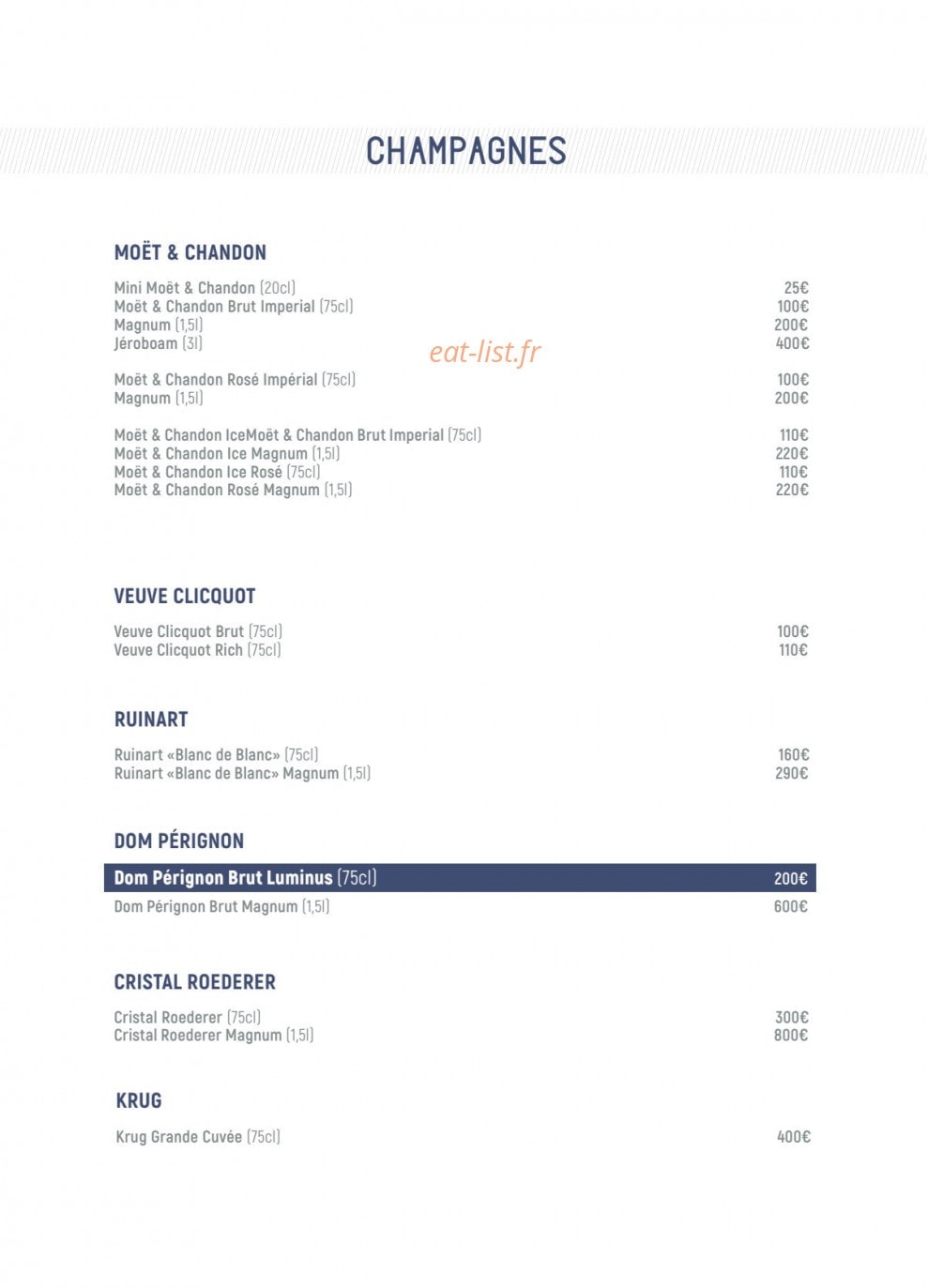 La Voile Bleue — carte page 17