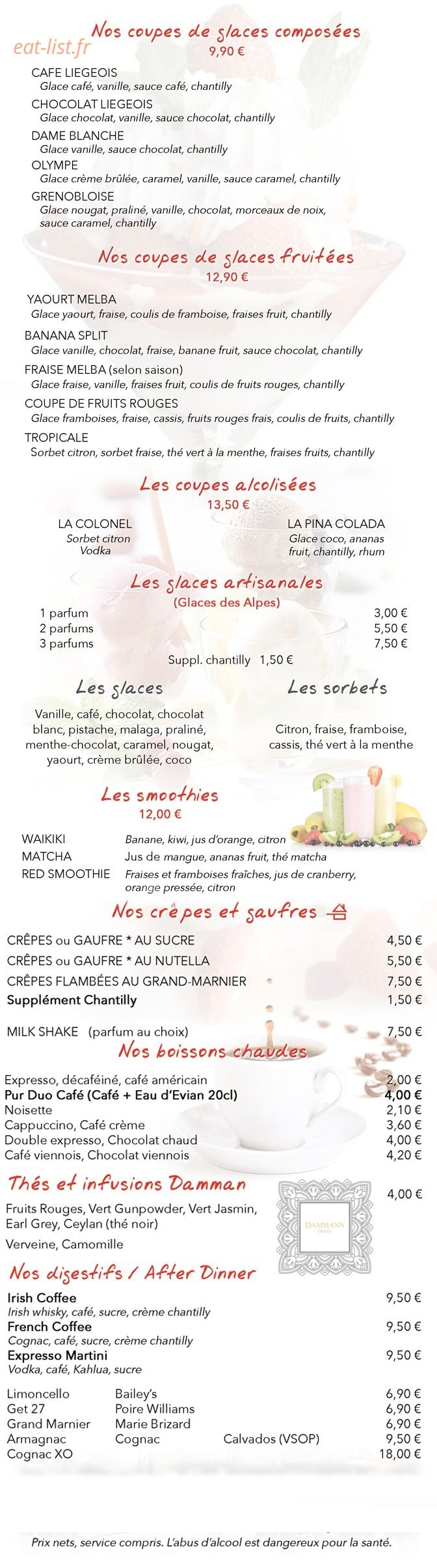 Le Cosmo — carte page 10