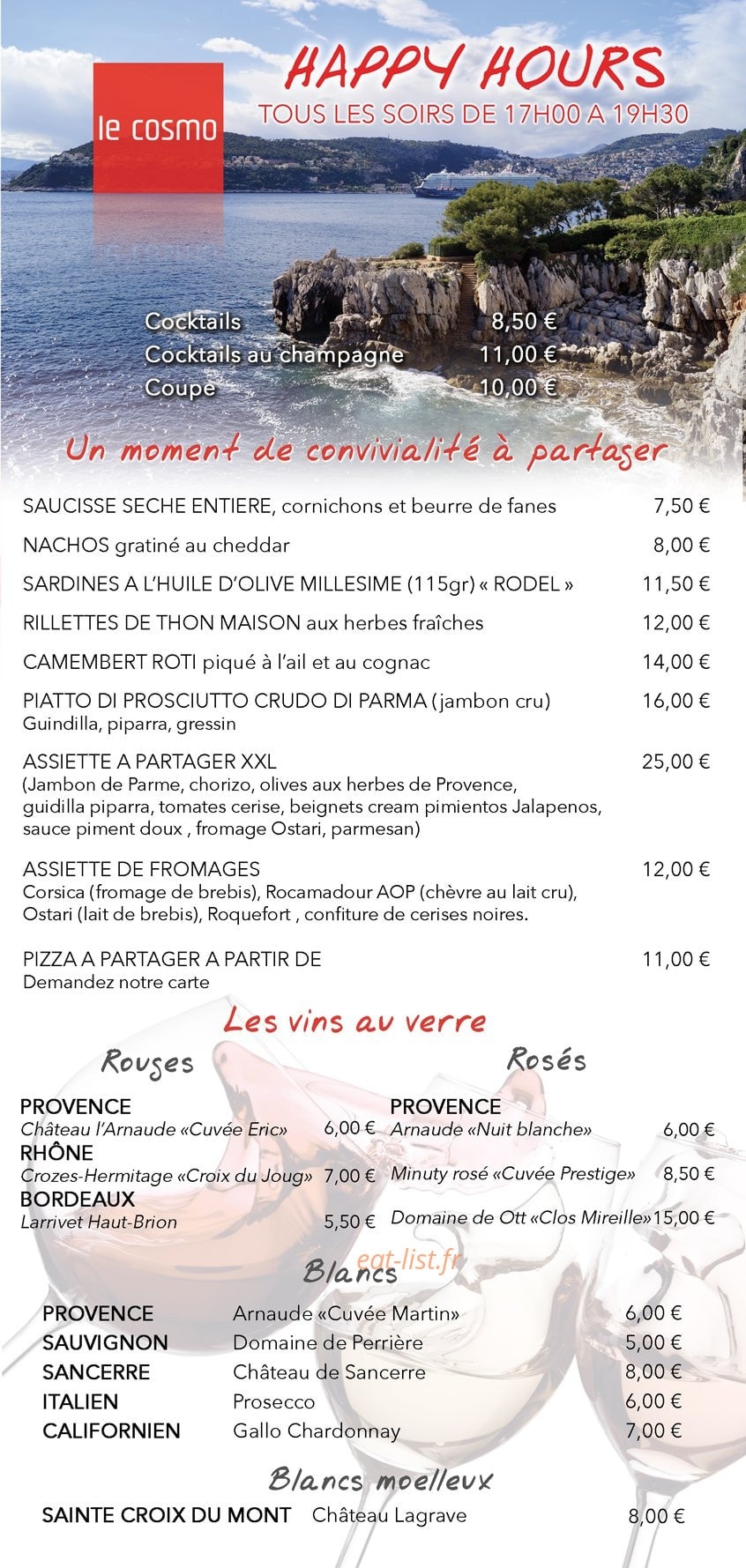 Le Cosmo — carte page 2