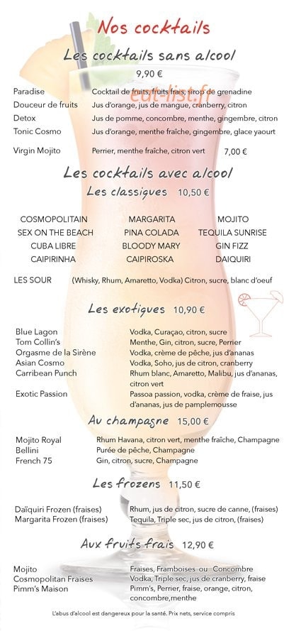 Le Cosmo — carte page 4