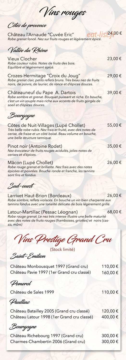 Le Cosmo — carte page 13