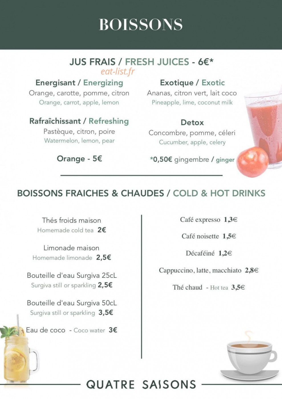 4 saisons — carte page 3