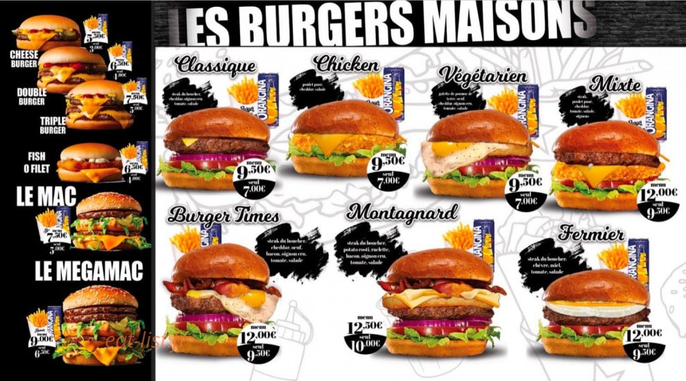 Burger Times — carte page 5