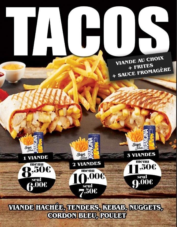Burger Times — carte page 2